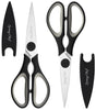 Kitchen Shears with Blade Cover, Stainless Steel Scissors for Herbs, Chicken, Meat & Vegetables