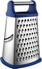 Professional Box Grater, Stainless Steel with 4 Sides, Best for Parmesan Cheese, Vegetables, Ginger, XL Size