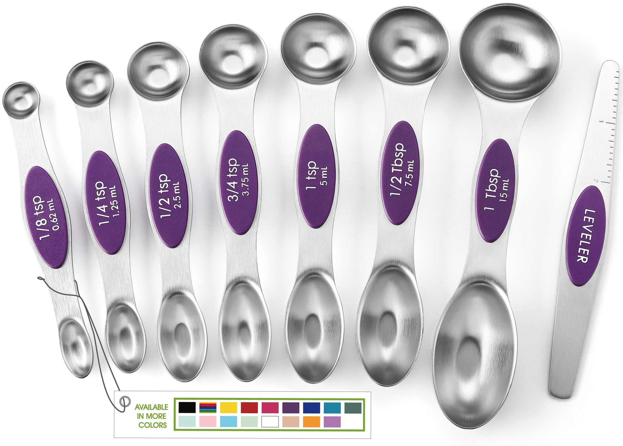 Spring Chef Magnetic Measuring Spoons Set - Thumbnail 3