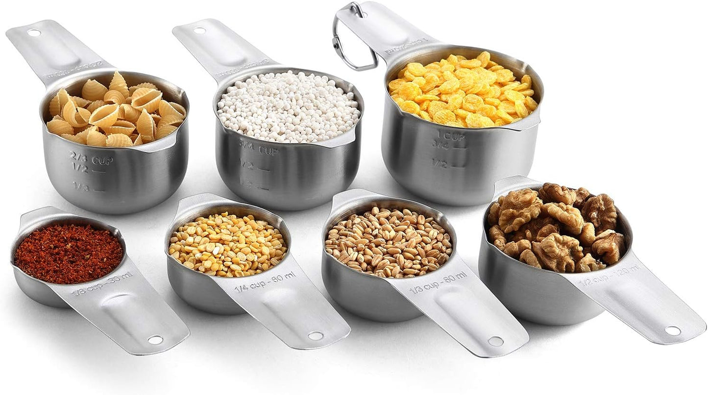 Spring Chef Stainless Steel Measuring Cups & Spoons Set of 20 with Leveler