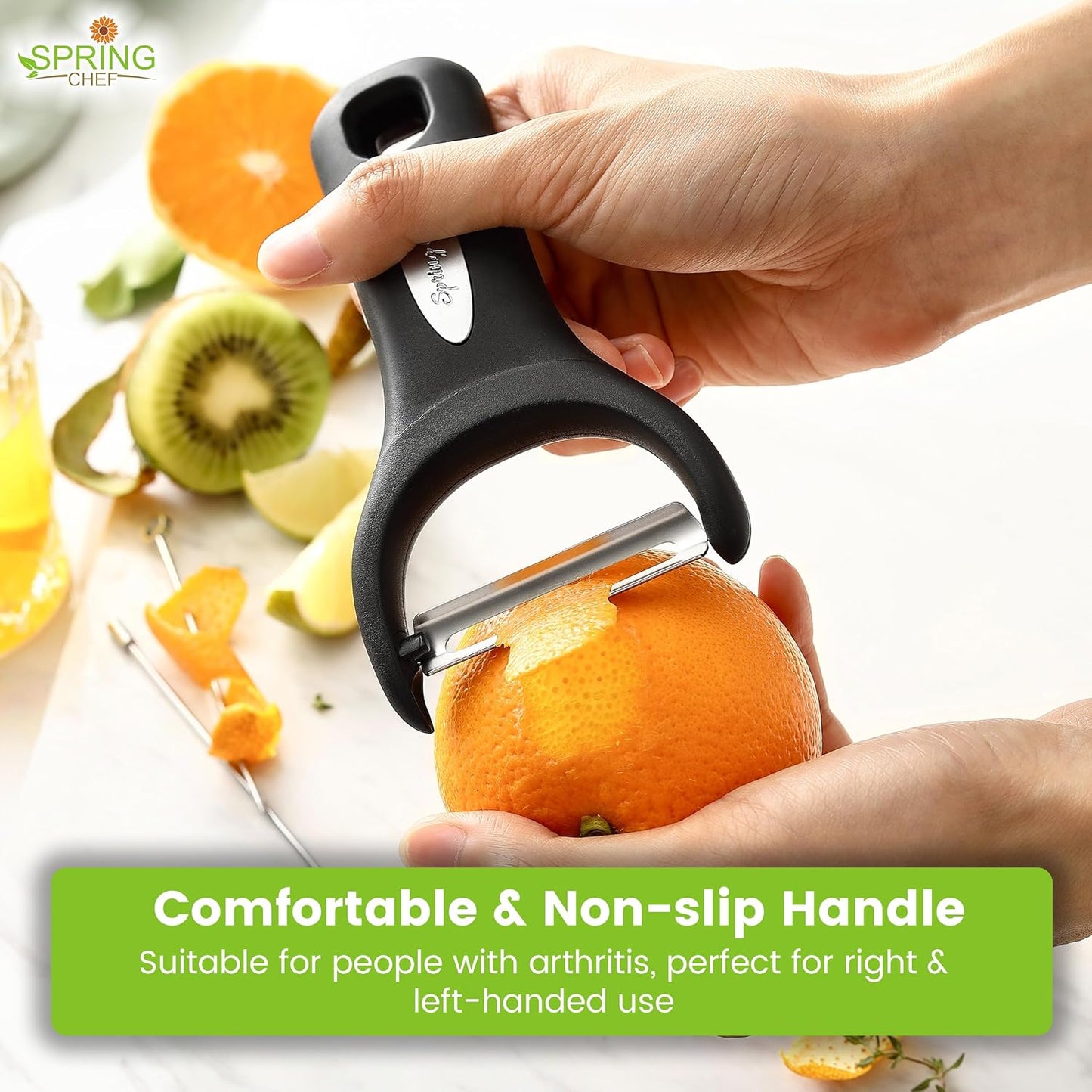 Spring Chef Stainless Steel Y Shaped Vegetable Peeler for Kitchen
