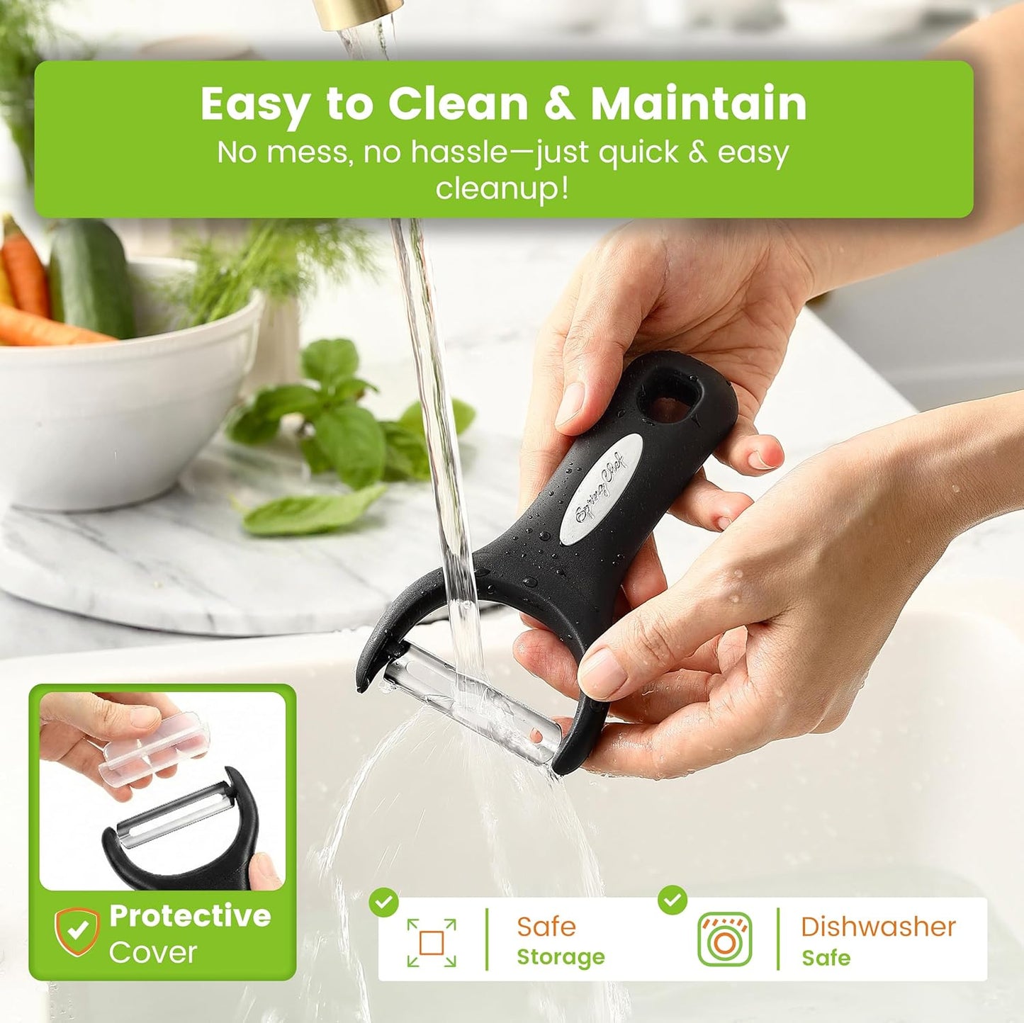 Spring Chef Stainless Steel Y Shaped Vegetable Peeler for Kitchen