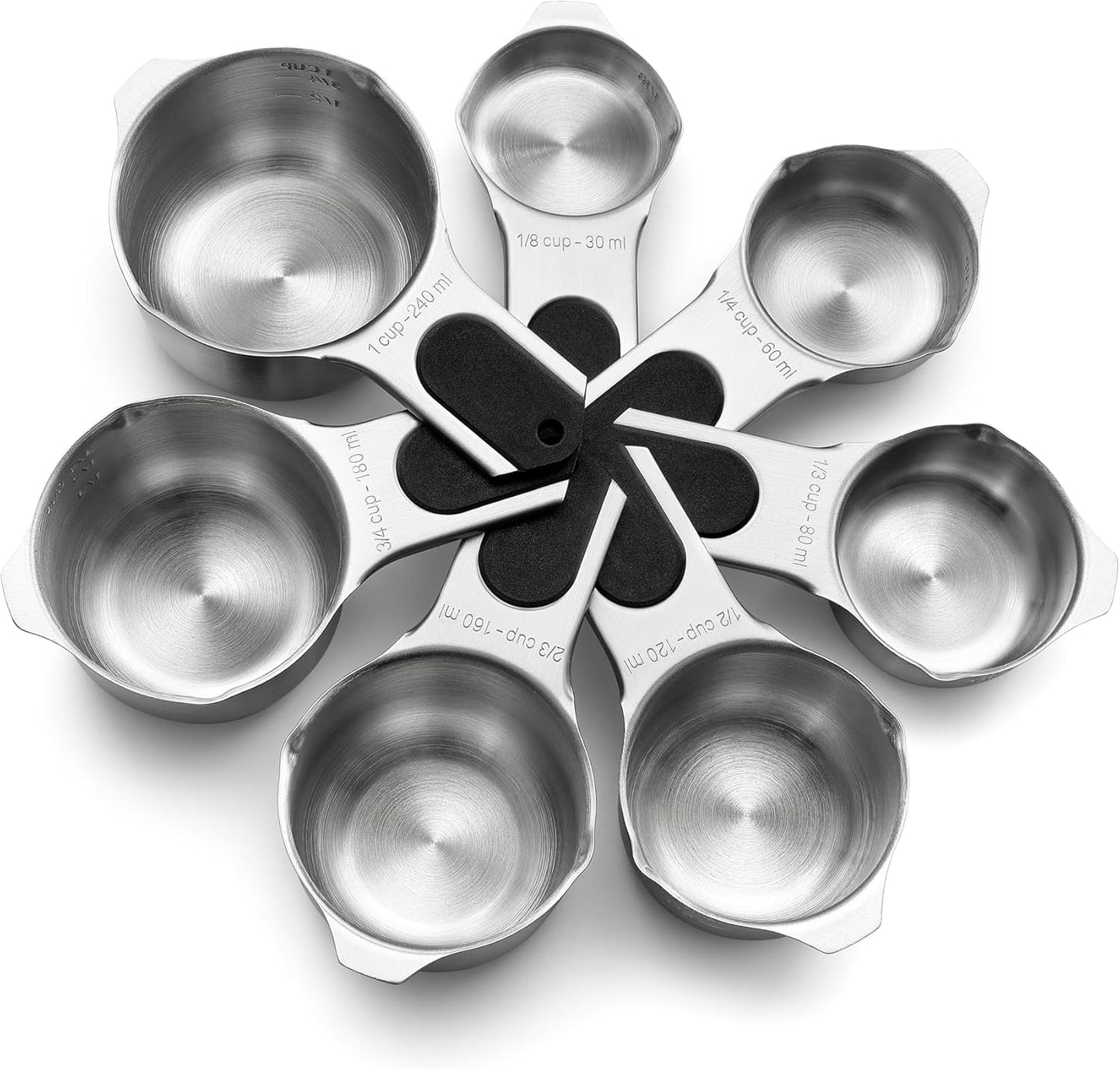 Spring Chef Magnetic Stainless Steel Measuring Cups Set of 7