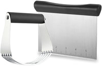 Spring Chef Stainless Steel Dough Blender and Bench Scraper Set