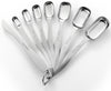 Heavy Duty Stainless Steel Metal Measuring Spoons (Set of 8 Including Leveler)