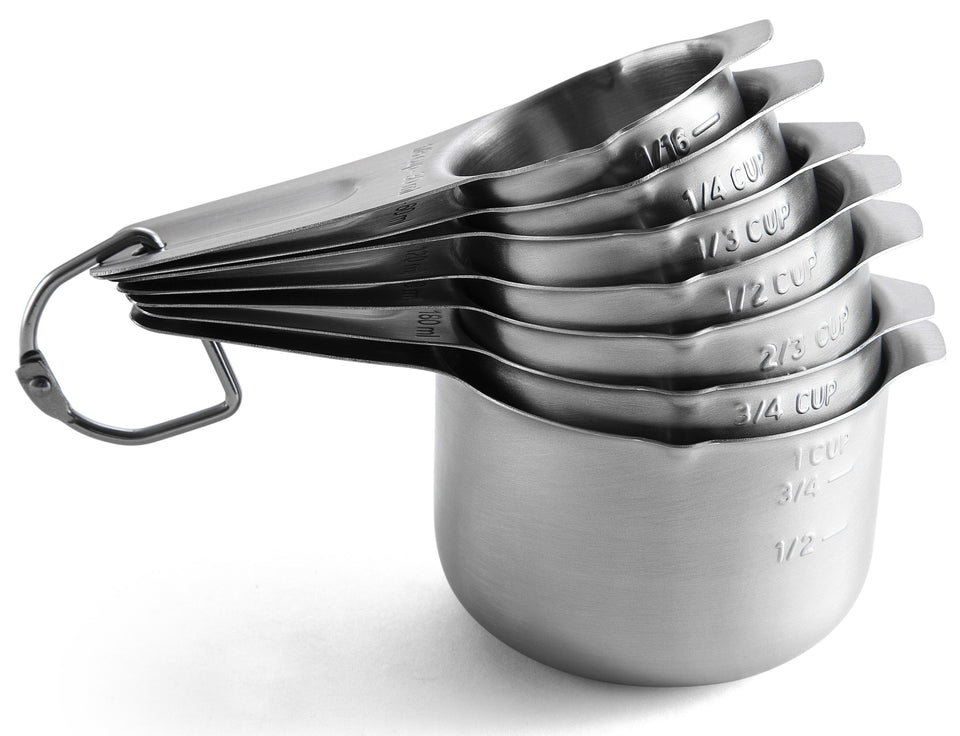 16 Piece Stainless Steel Measuring Cups and Spoons Set