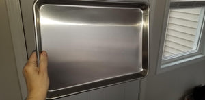 Spring Chef Aluminum Jelly Roll Pan, Baking Cookie Sheet For Oven, Heavy Duty, 11.2” x 15.7”