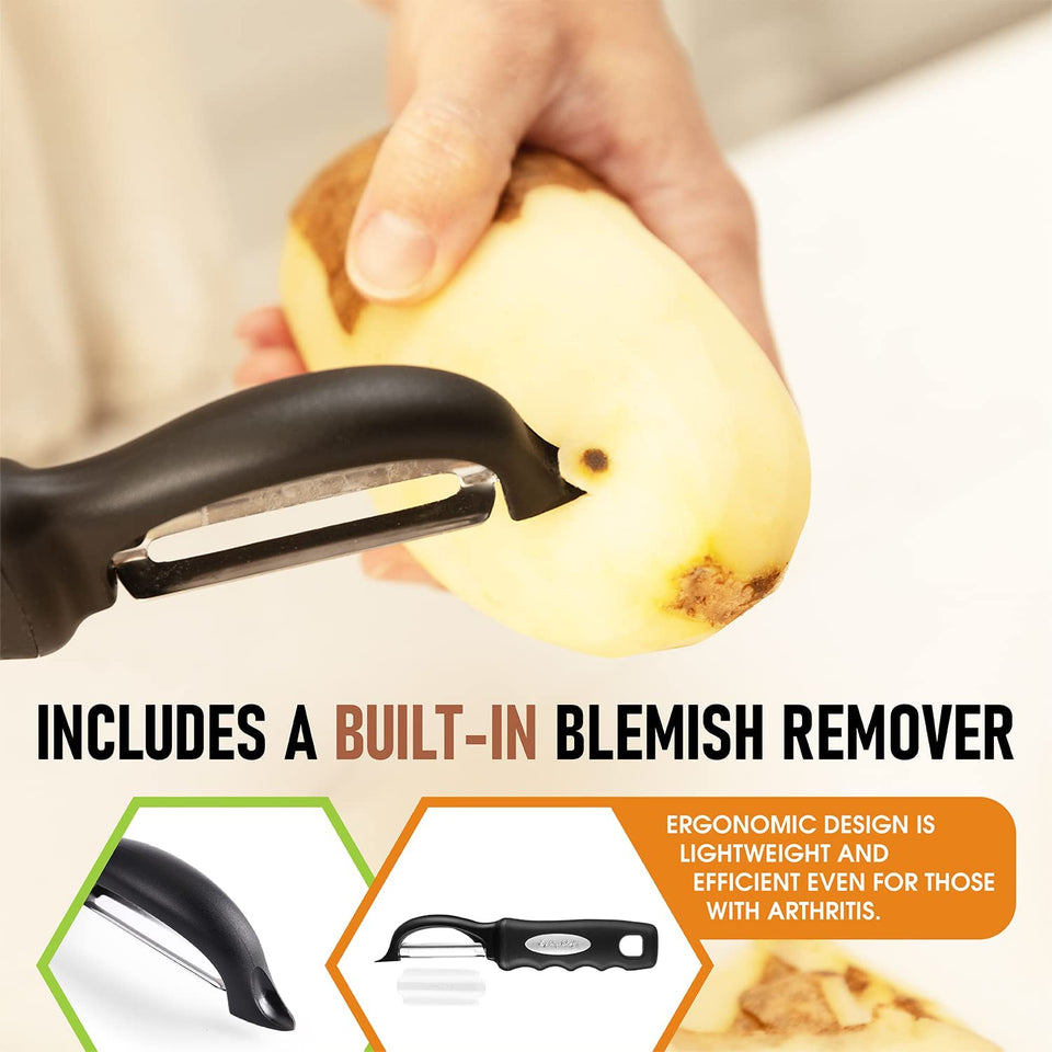 Vegetable Peeler with Ergonomic Handle