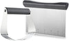 Spring Chef Stainless Steel Dough Blender and Bench Scraper Set
