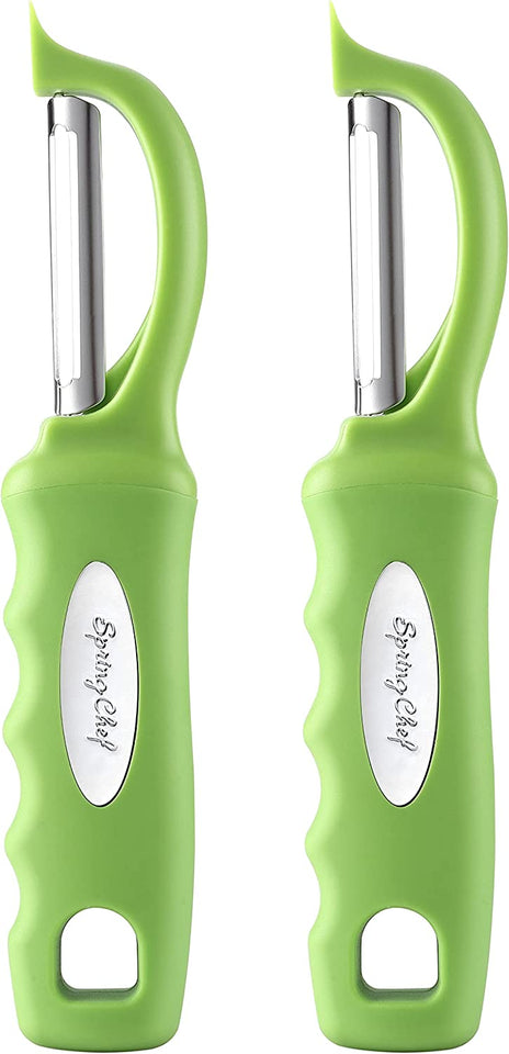 Spring Chef Premium Swivel Vegetable Peeler with Blade Cover