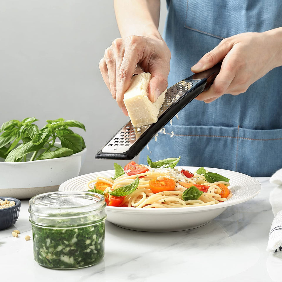 Parmesan Cheese Grater with Container Zester Grater with Handle Garlic  Grater Ginger Grater