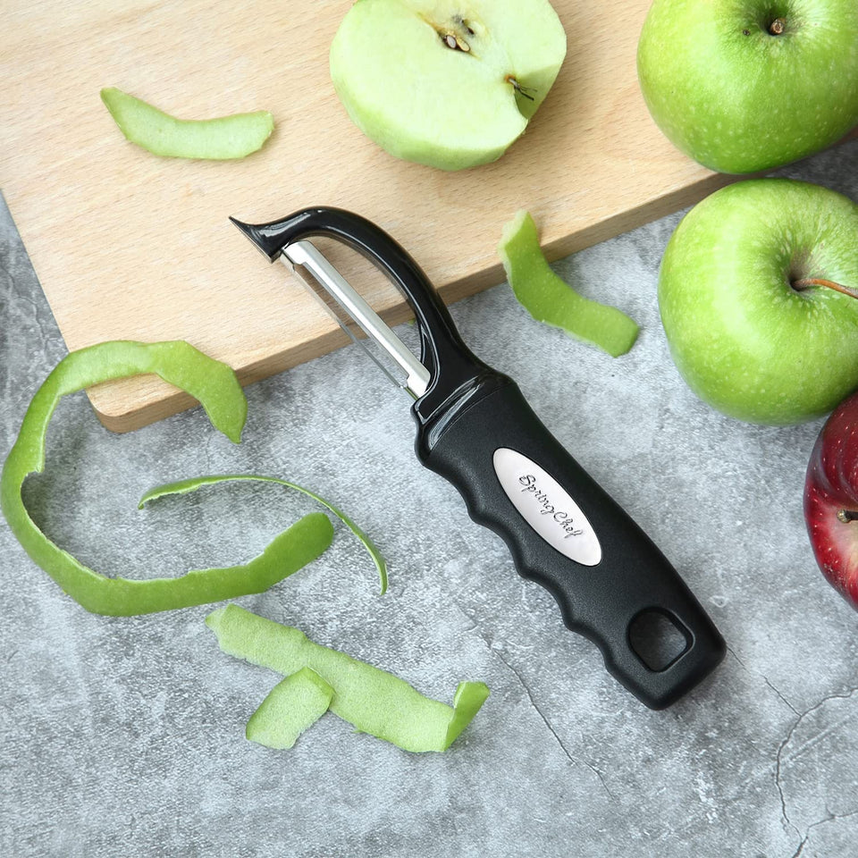 Vegetable Peeler for Kitchen, NewGF Fruit Potato Carrot Apple Peeler, Good  Grip and Durable Y and I Shaped Stainless Steel Peelers, with Ergonomic