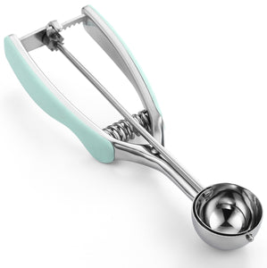 Spring Chef Cookie Scoop, Premium 18/8 Stainless Steel Disher with Soft Grip, Spring Loaded with Trigger Release