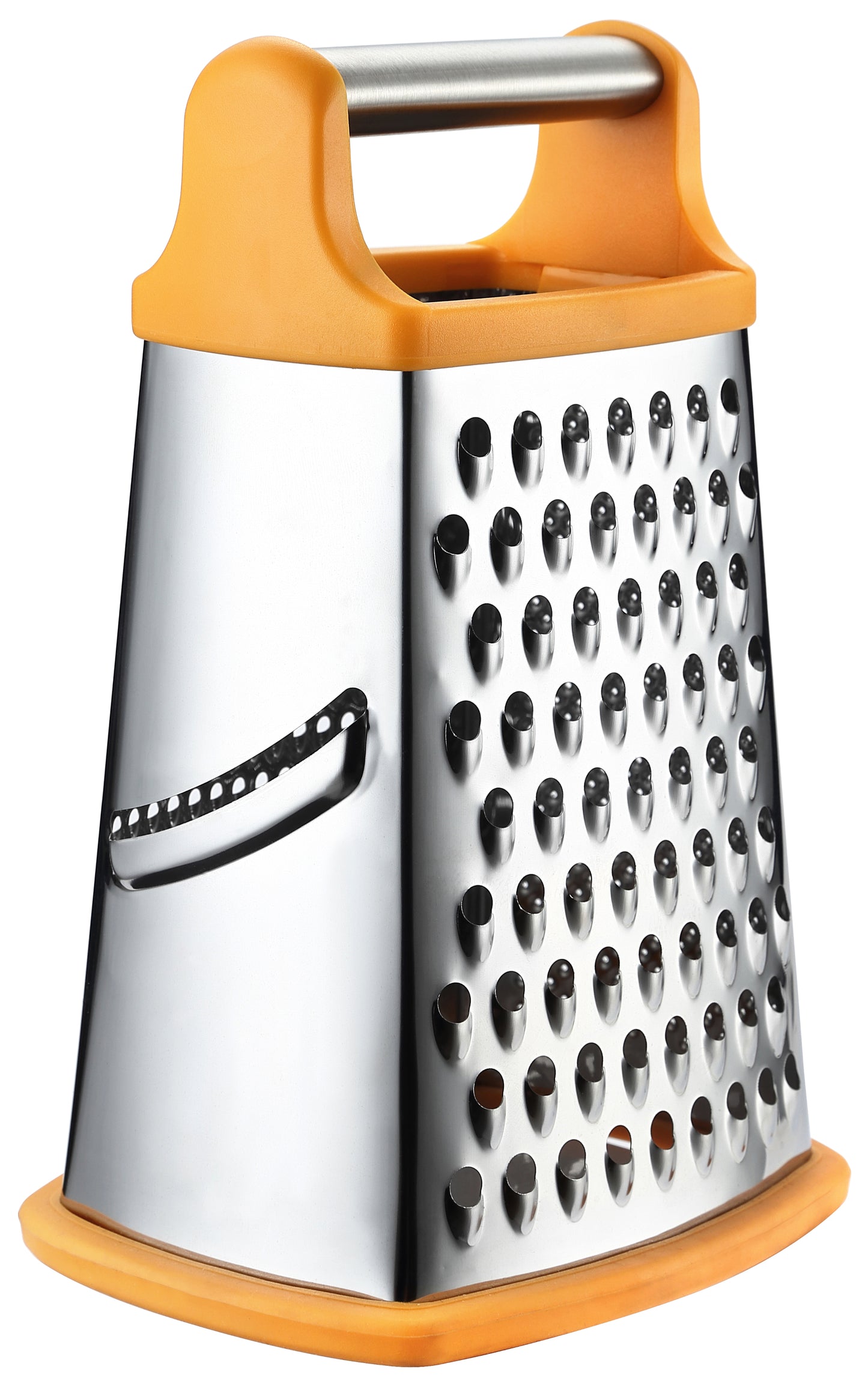 Professional Box Grater, Stainless Steel with 4 Sides, Best for Parmesan Cheese, Vegetables, Ginger, XL Size