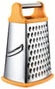 Professional Box Grater, Stainless Steel with 4 Sides, Best for Parmesan Cheese, Vegetables, Ginger, XL Size