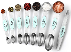 Spring Chef Magnetic Measuring Spoons Set (Set of 8)