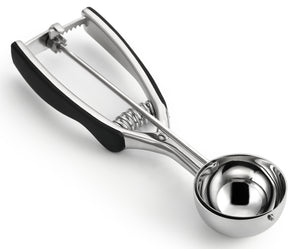 Spring Chef Cookie Scoop, Premium 18/8 Stainless Steel Disher with Soft Grip, Spring Loaded with Trigger Release