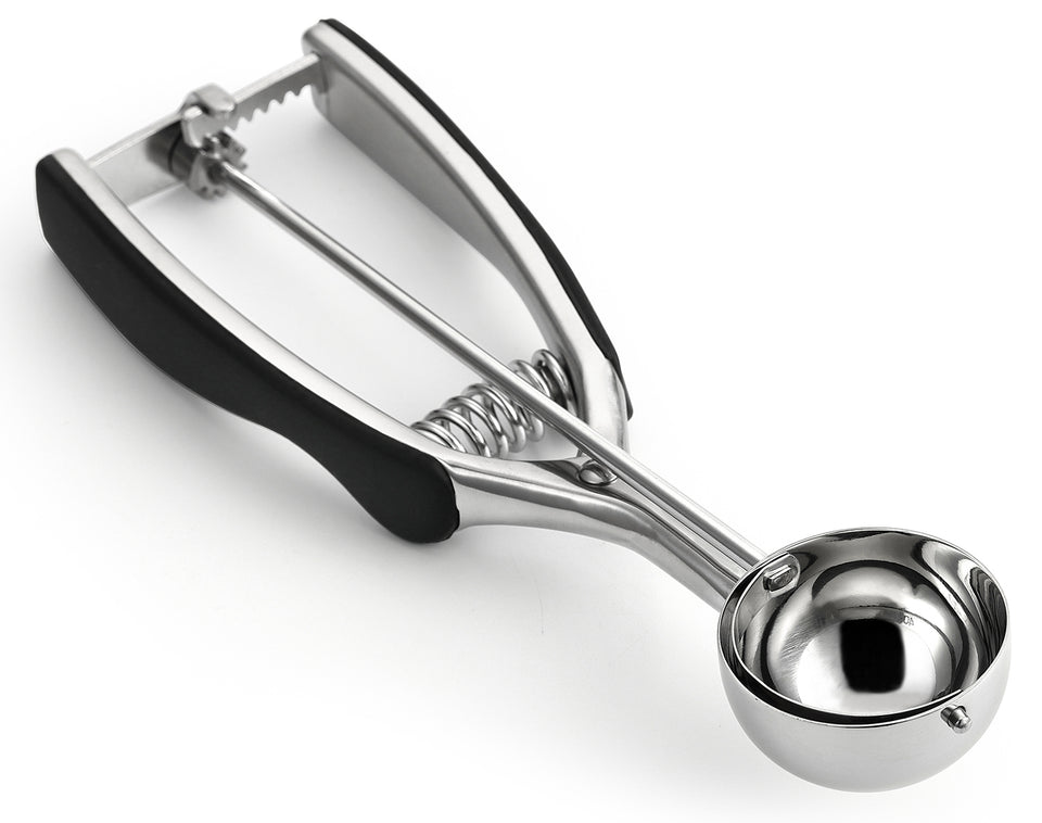 Spring Chef Cookie Scoop, Premium 18/8 Stainless Steel Disher with Sof