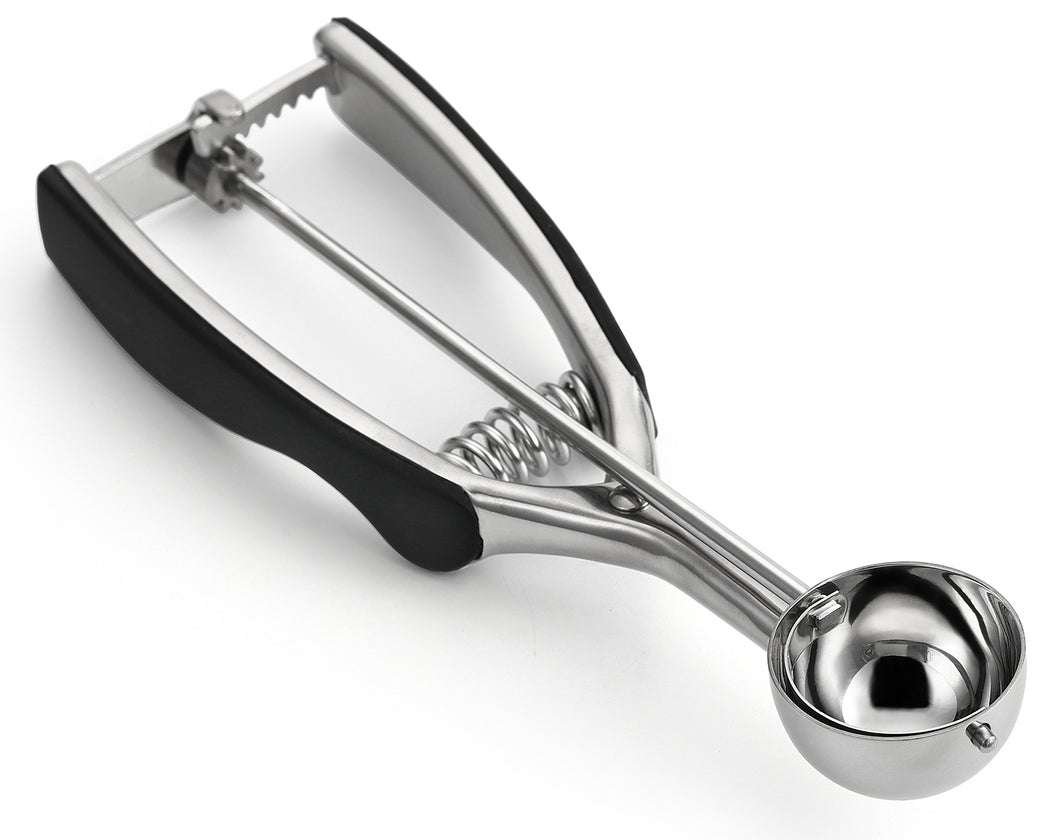 Stainless Steel Ice Cream Scoop with Trigger - #8 Stainless Steel Ice  Scoops for Cookie Dough Measuring Scoops Metal Cup Cake Makers- 4 Oz  Portion