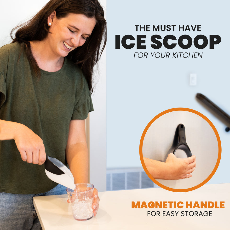 Ice Cube Tray Cookie Scoop - Ice Cream Scoop - Premium Cookie Dough Scoop  For Baking - Stainless Steel - Small Scoop, Medium & Large Scoop Optional