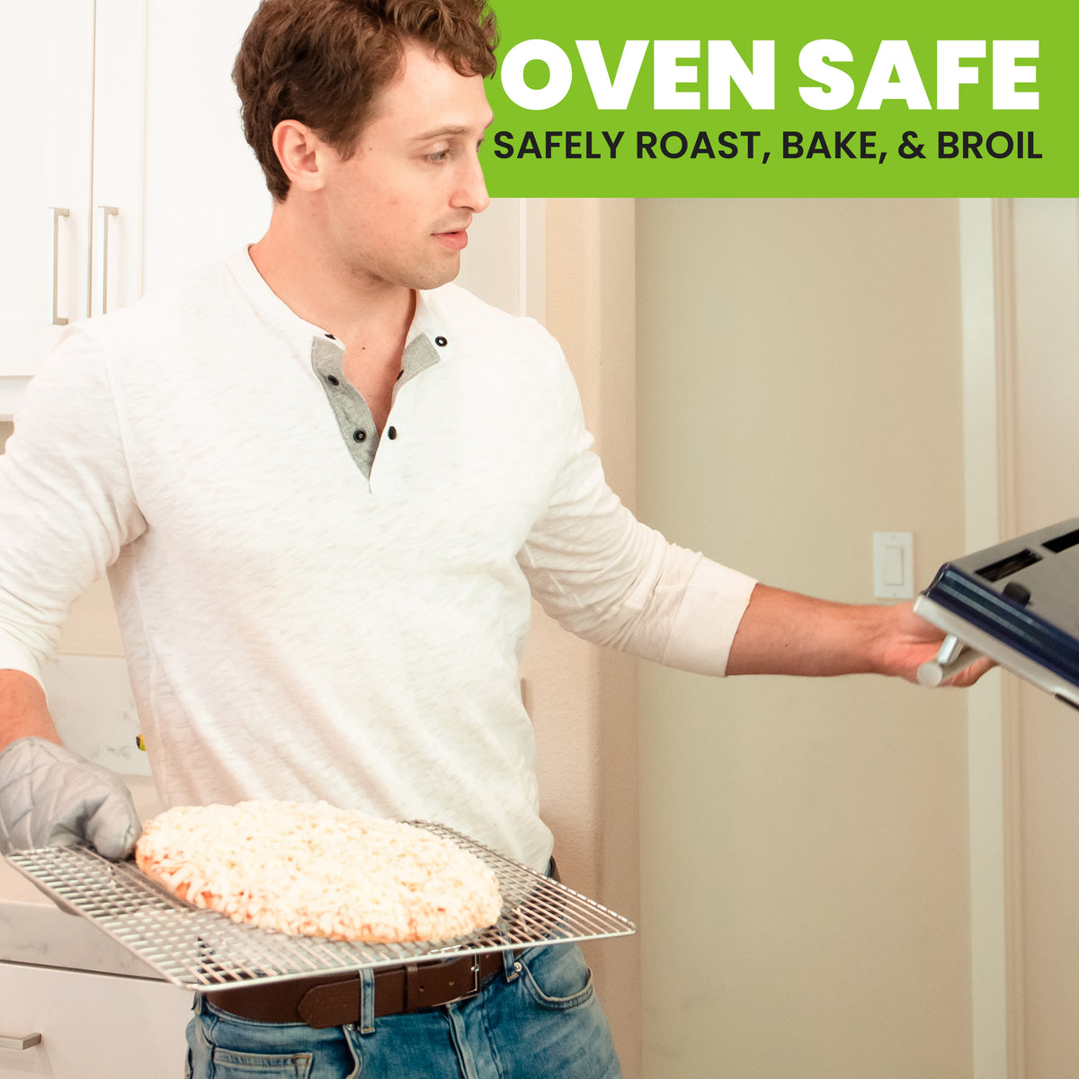 Oven Safe, Heavy Duty Stainless Steel Baking Rack & Cooling Rack, 10.2 ...