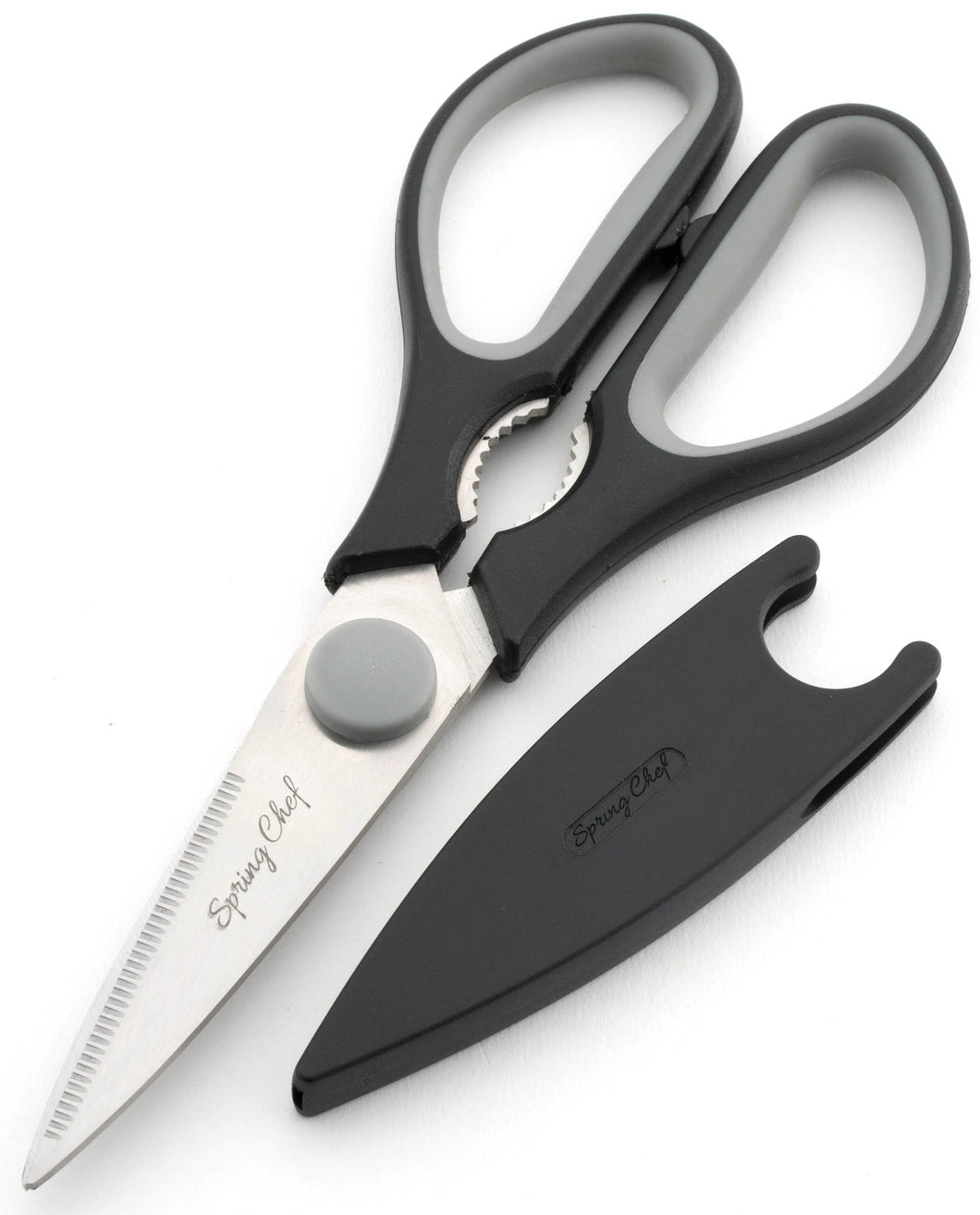 Chef Craft 21000 Kitchen Shears, Stainless Steel Blade, Plastic