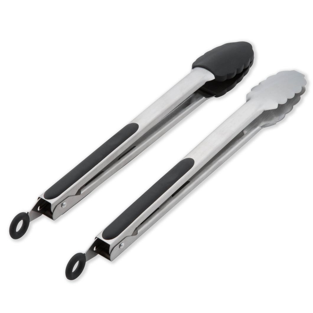 2-Piece Kitchen Tongs Set (9-Inch and 12-Inch)