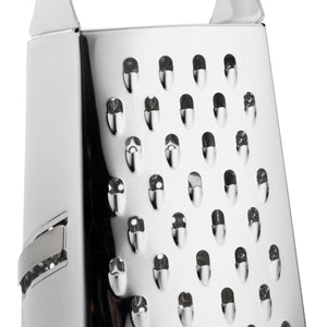 Professional Box Grater, 100% Stainless Steel with 4 Sides, Best for Parmesan Cheese, Vegetables, Ginger