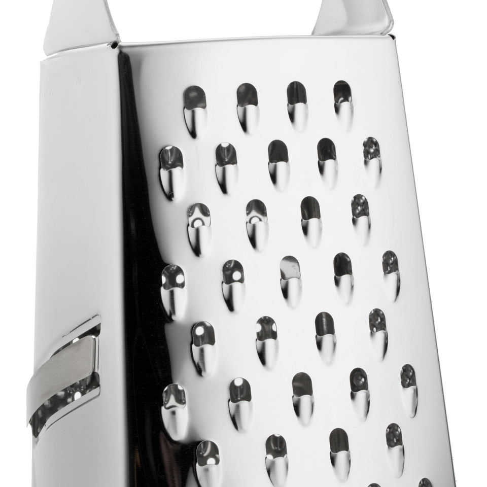 Spring Chef Professional Cheese Grater With Storage Container, Stainless  Steel & Soft Grip Handle, 4 Sided Handheld Kitchen Food Shredder Best Box