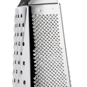 Professional Box Grater, 100% Stainless Steel with 4 Sides, Best for Parmesan Cheese, Vegetables, Ginger