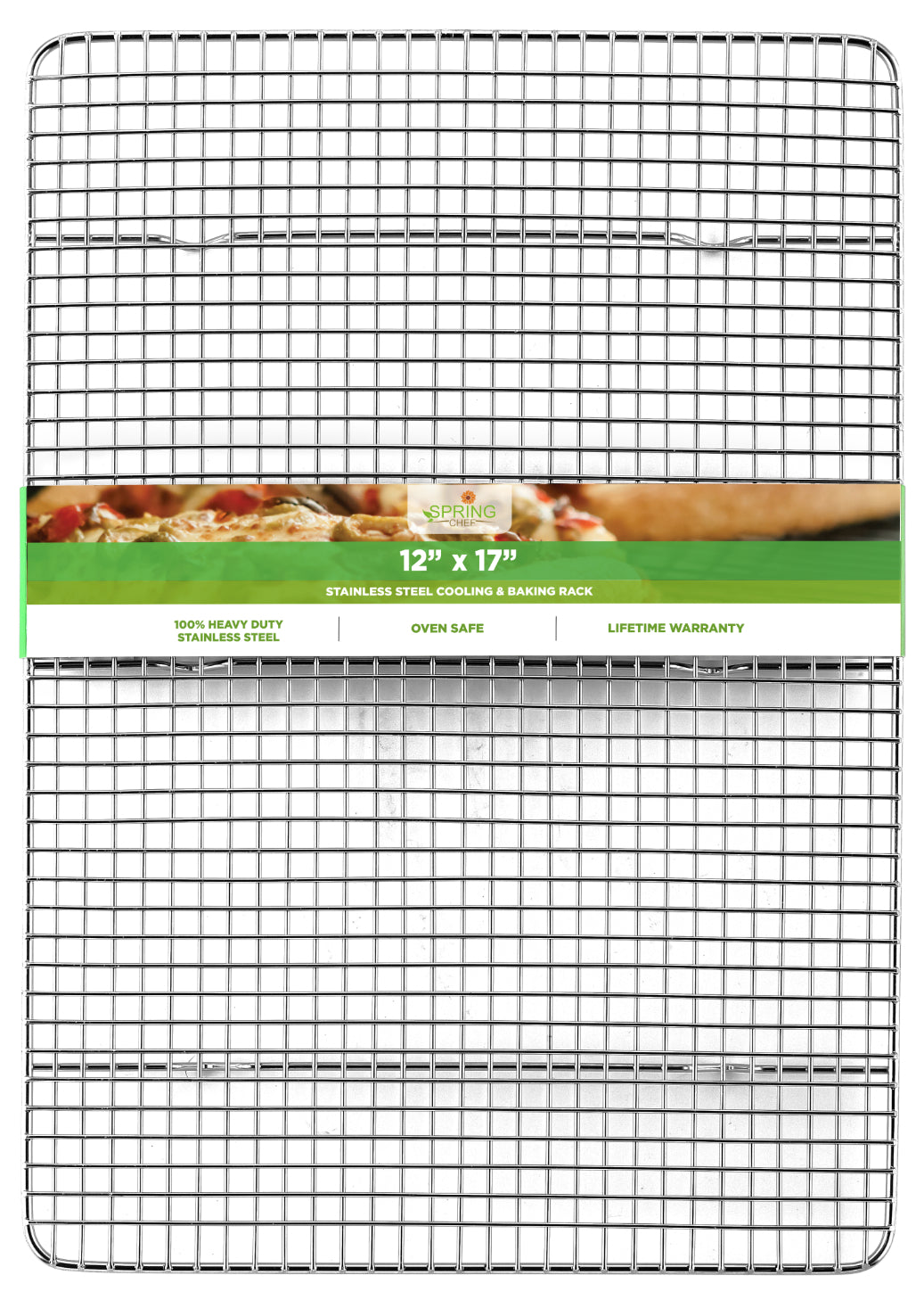 Checkered Chef Baking Sheet with Wire Rack Set 13 x 18 - 1 Pack