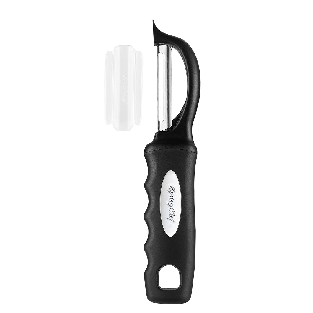 Spring Chef Premium Swivel Vegetable Peeler with Blade Cover