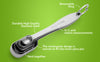 Heavy Duty Stainless Steel Metal Measuring Spoons (Set of 7 Including Leveler)