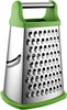 Professional Box Grater, Stainless Steel with 4 Sides, Best for Parmesan Cheese, Vegetables, Ginger, XL Size