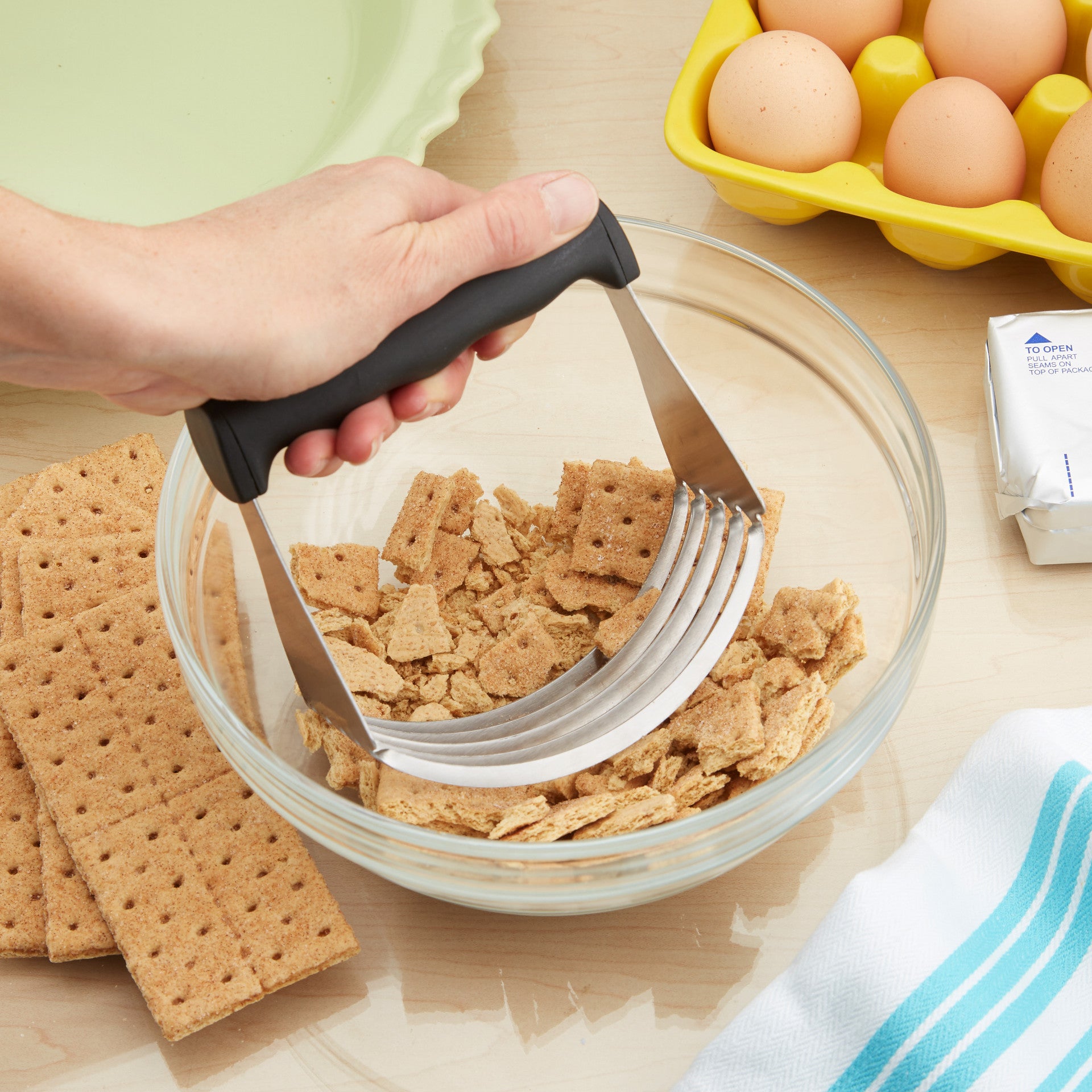 Last Confection Pastry Blender Dough Cutter - Soft Grip Handle