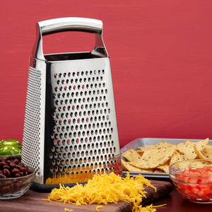 Professional Box Grater, 100% Stainless Steel with 4 Sides, Best for P –  Spring Chef