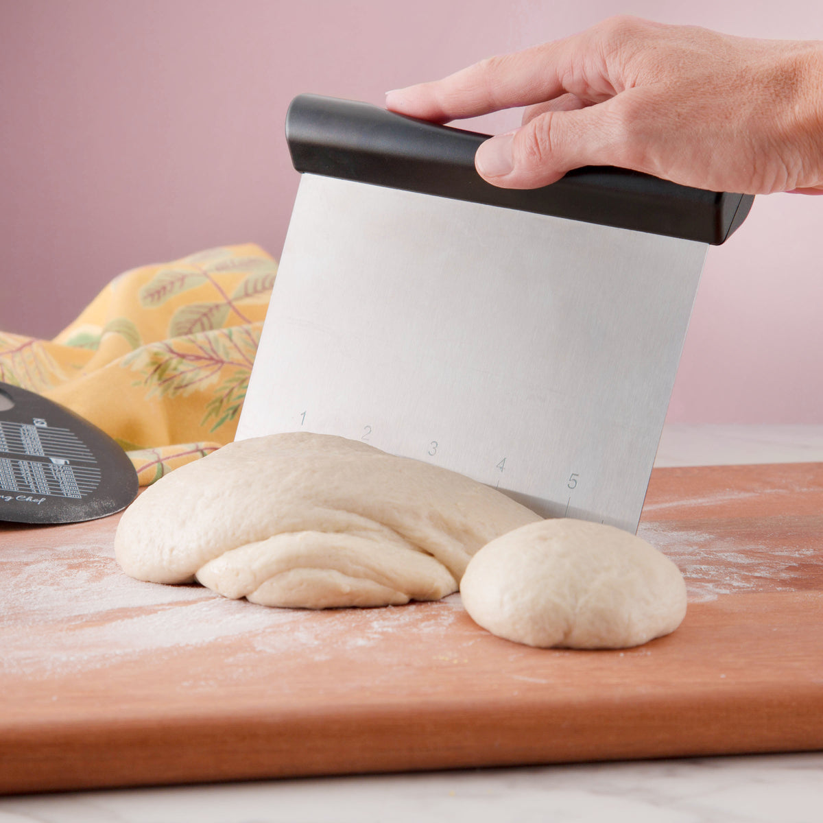 Scraper Cookery Spring Chef Stainless Steel Pastry Scraper/Bench Scraper Chopper