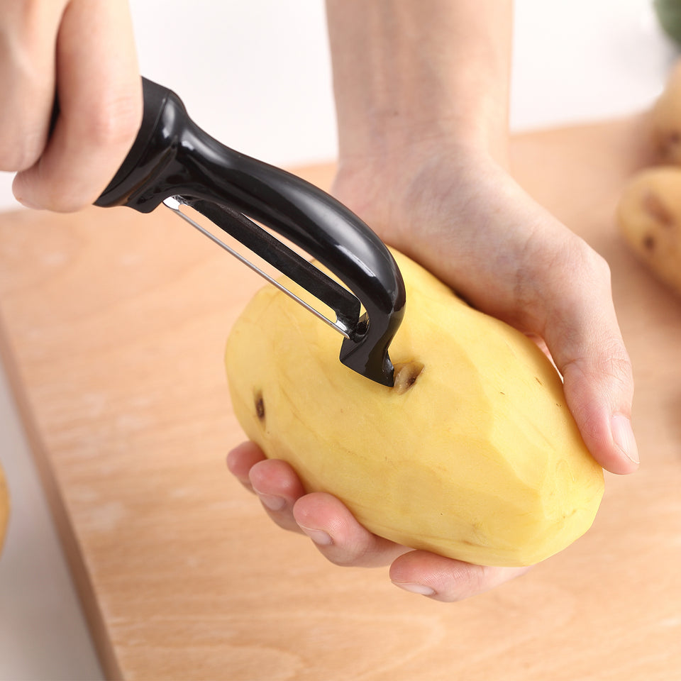 Black Swivel Peeler for Potato